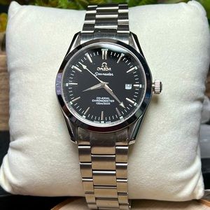 Mens Omega Seamaster Aqua Terra Chronometer Watch